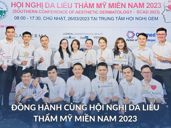 ĐỒNG HÀNH CÙNG HỘI NGHỊ DA LIỄU THẨM MỸ MIỀN NAM 2023