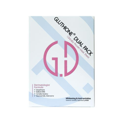 Glutathione Dual Pack (25ml x 5 miếng) – Mặt nạ làm trắng, phục hồi da sau Mesotherapy & xâm lấn