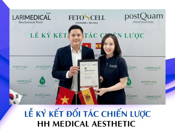 TỔ CHỨC THÀNH CÔNG LỄ KÝ KẾT ĐỐI TÁC CHIẾN LƯỢC VỚI HH MEDICAL AESTHETIC