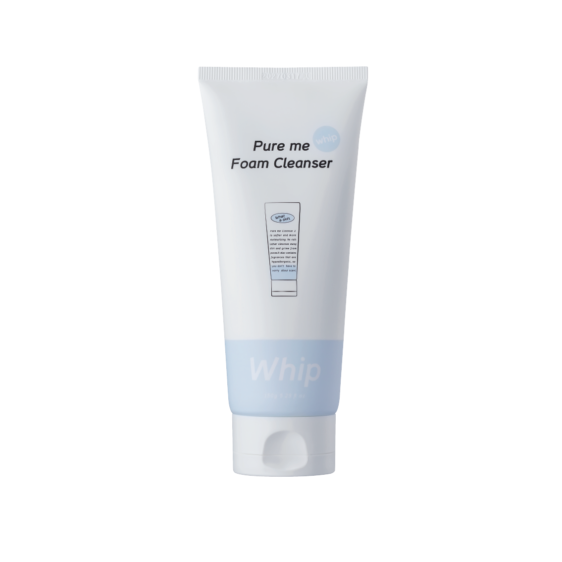 Whataskin Pure me Whip Foam Cleanser – Sữa rửa mặt tạo bọt dịu nhẹ