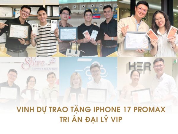THÁNG MỚI RỰC RỠ – SONG CÁT TRAO HÀNG LOẠT IPHONE 17 PROMAX SIÊU HOT VINH DANH ĐẠI LÝ VIP