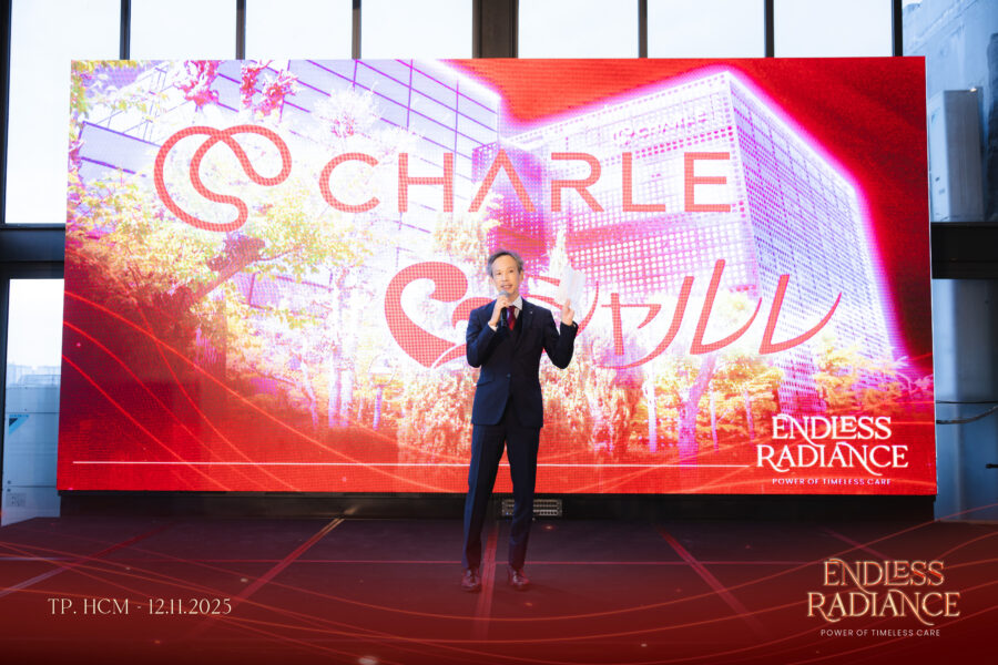 Đại diện Charle Global, Mr. Katsu Noriyuki chia sẻ về giá trị thương hiệu và các công nghệ độc quyền của Eterrite