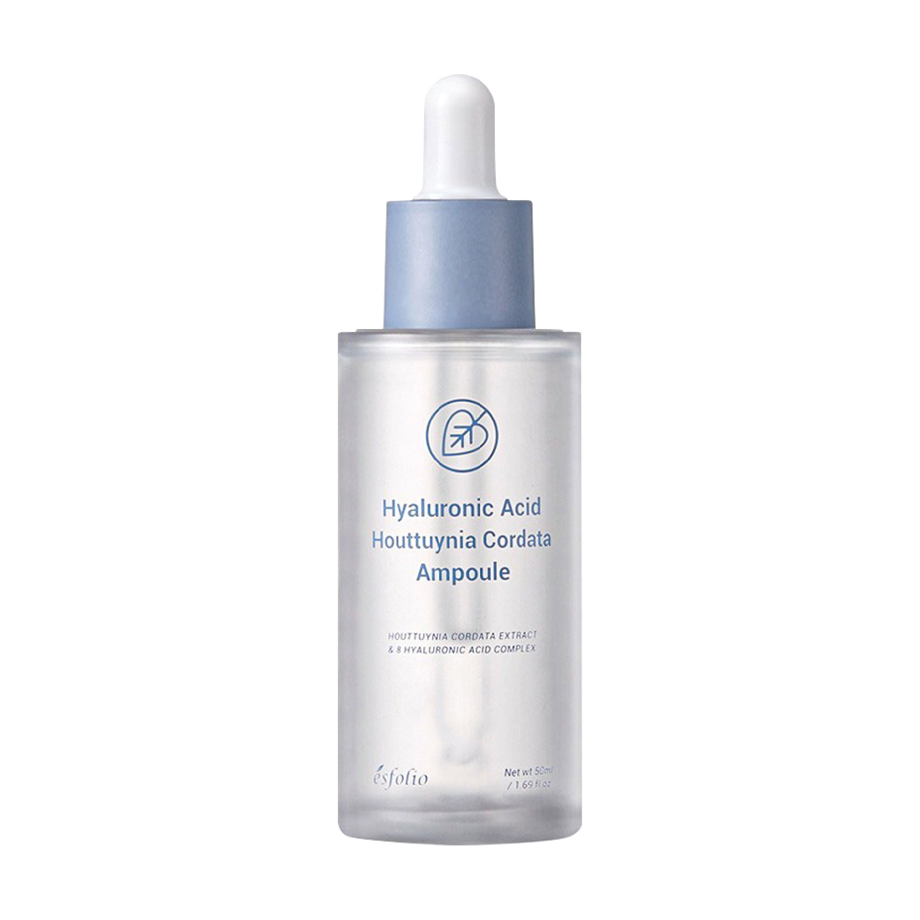 Esfolio Hyaluronic Acid Houttuynia Cordata Ampoule (50Ml) – Ampoule HA dưỡng ẩm
