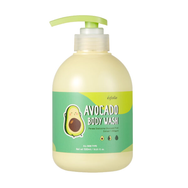 Esfolio Avocado Body Wash (500Ml) – Sữa tắm hương nước hoa mềm mịn Avocado