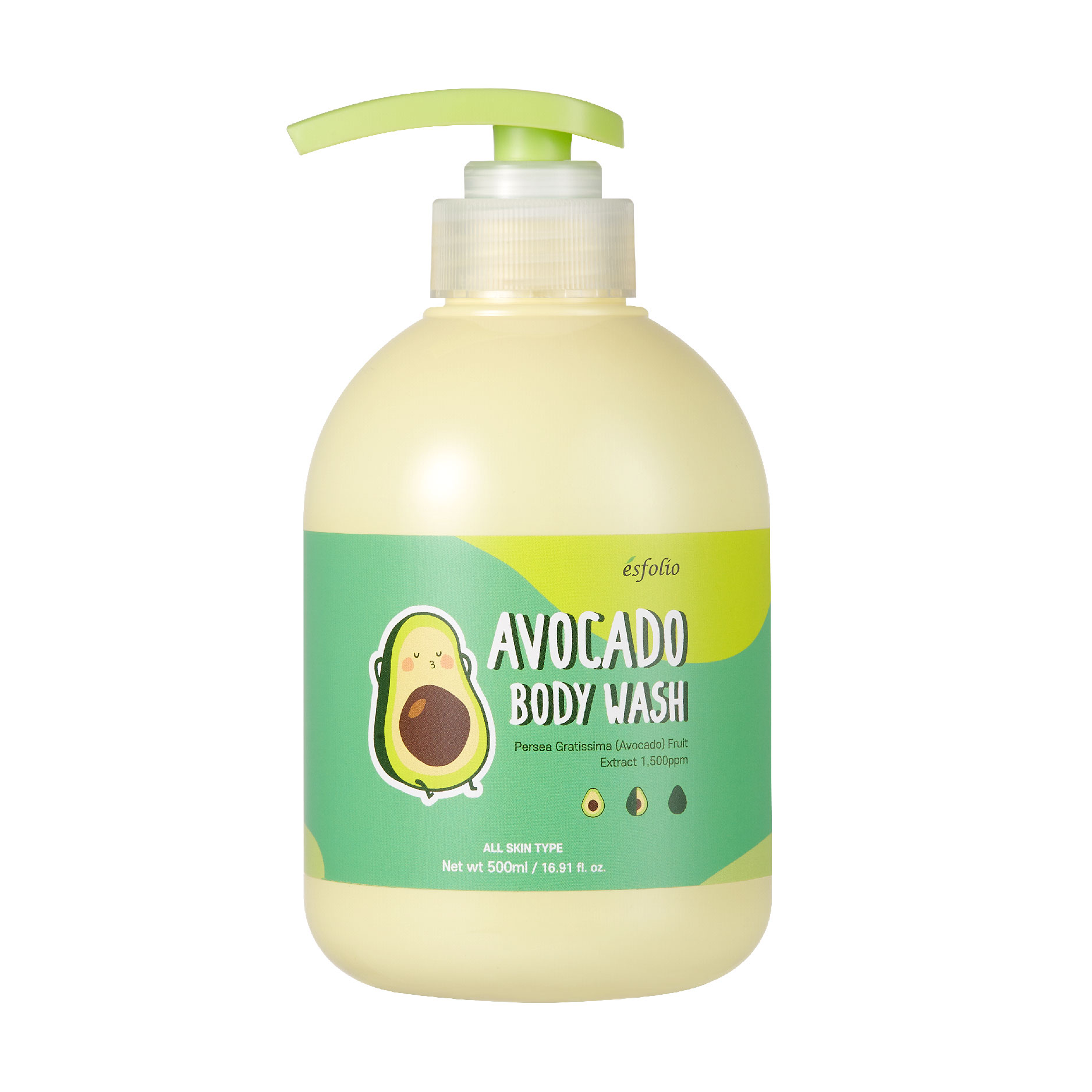 Esfolio Avocado Body Wash (500Ml) – Sữa tắm hương nước hoa mềm mịn Avocado