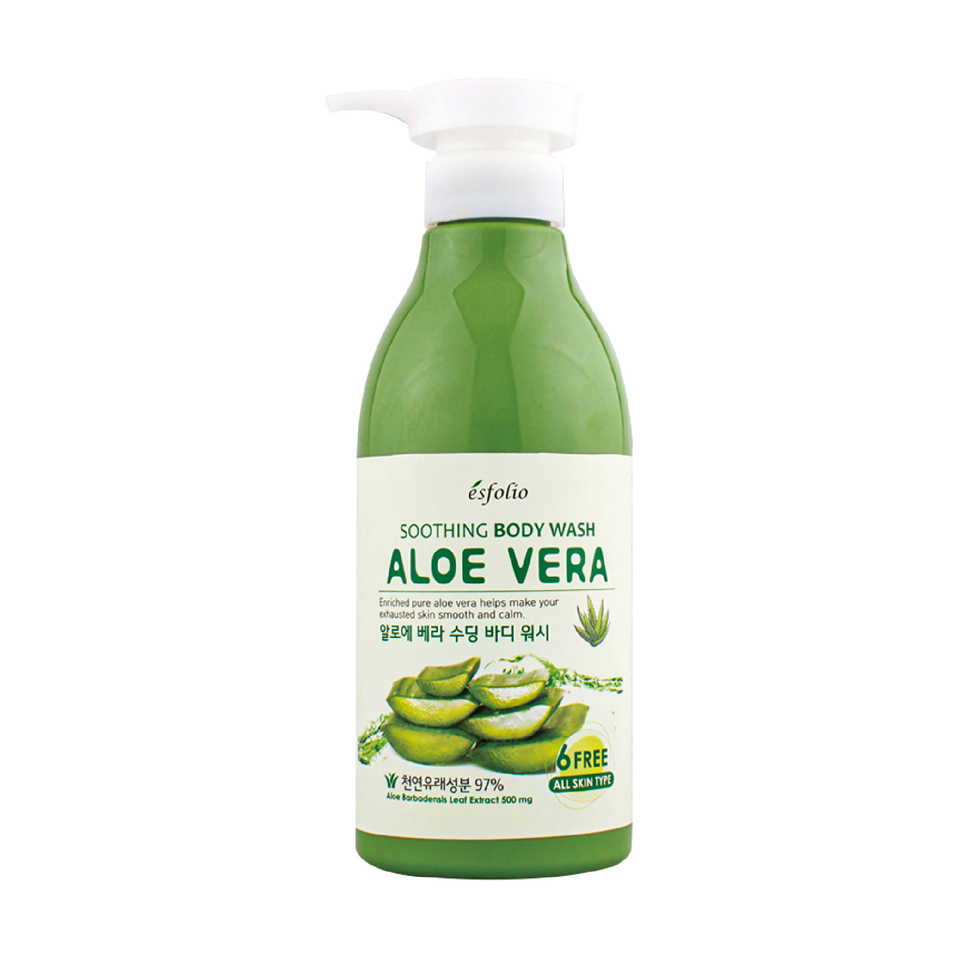 Esfolio Aloe Vera Soothing Body Wash (500Ml) – Sữa tắm hương nước hoa dịu mát Aloe Vera