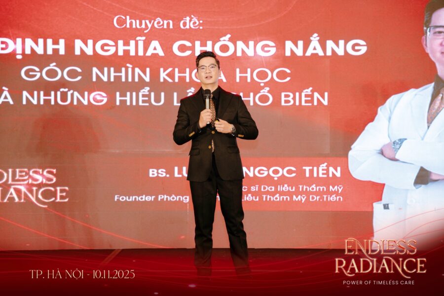 Bác sĩ Lương Ngọc Tiến chia sẻ chuyên đề "Tái định nghĩa chống nắng: Góc nhìn khoa học và Những hiểu lầm phổ biến"