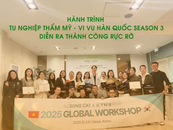 HÀNH TRÌNH TU NGHIỆP THẨM MỸ – VI VU HÀN QUỐC SEASON 3 DIỄN RA THÀNH CÔNG RỰC RỠ