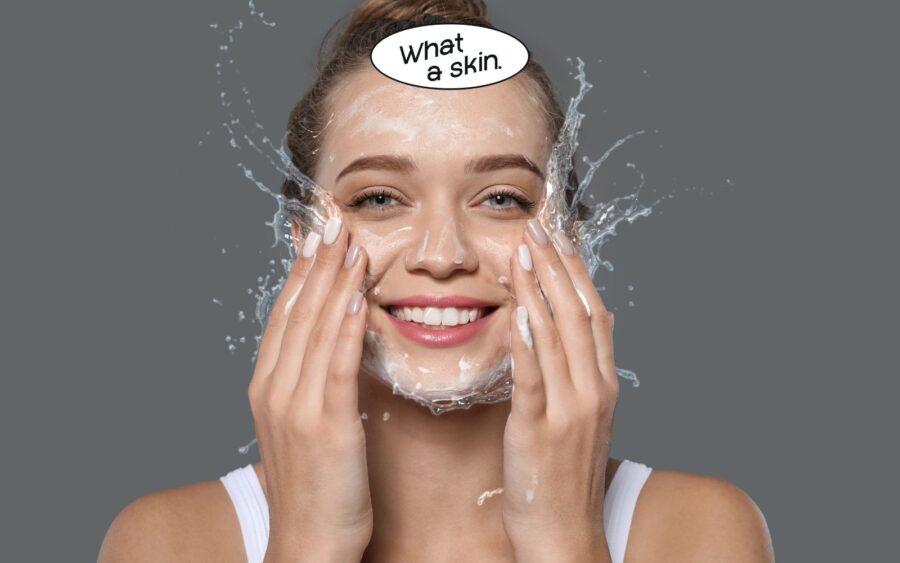 Làm sạch sâu ưu tiên các hoạt chất giải phóng lỗ chân lông
