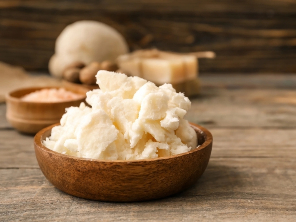 Shea Butter thường được sử dụng trong kem dưỡng ẩm cho da khô